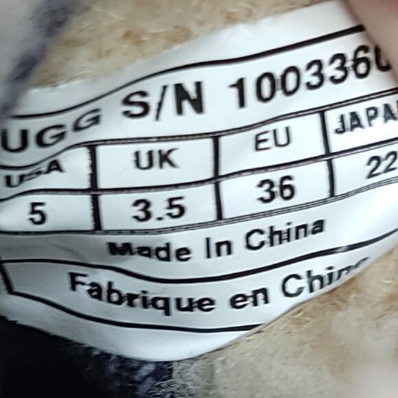 Ugg Zea Boots Wedge Size 5 Womens Boot Brown Fur Lined - Picture 8 of 11